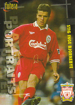 Stig Inge Bjornebye Liverpool 1998 Futera Fans' Selection #43